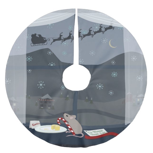 Jul Land Mouse Julgransmatta Borstad Polyester (Framsidan)