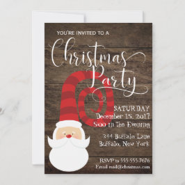 Jul Land Wood Santa Rustic OSA Kort