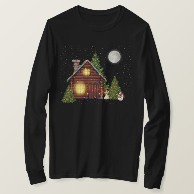 Jul Långärmad T-Shirt (Design framsida)
