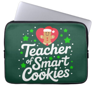 Jul Lärare För Smarta Kakor Lärare Liv Laptop Fodral