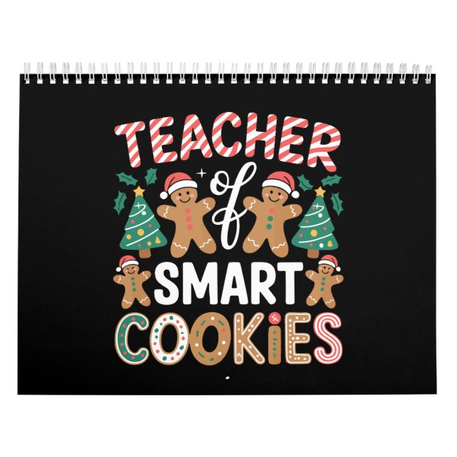 Jul Lärare Smarta Kakor Gingerbread  Kalender (Omslag)