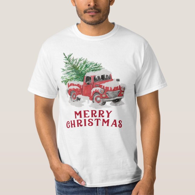 Jul Lastbil T-shirt (Framsida)