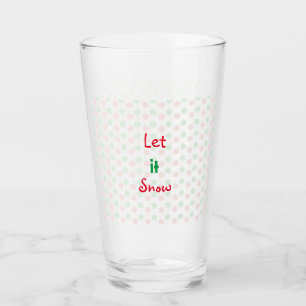 Jul låt det snöa Glass Kopp