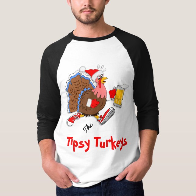 Jul lätt berusade Turkiet (öl) - Posta-Springa Tröja (Framsida)