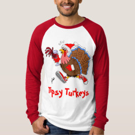 Jul lätt berusade Turkiet (vin) - Posta-Springa T Shirt