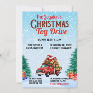 Jul Leksak Drive Family eller Corporate Charity Inbjudningar