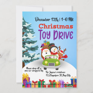 Jul Leksak Drive Family eller Corporate Charity Inbjudningar