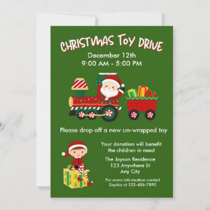 Jul Leksak Drive Family eller Corporate Charity Inbjudningar