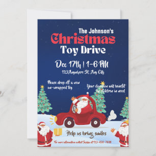 Jul Leksak Drive Family eller Corporate Charity Inbjudningar