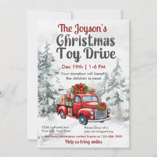 Jul Leksak Drive Family eller Corporate Charity Inbjudningar