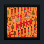 Jul Leksak Vintage Barn Play Minnesask<br><div class="desc">Den här årgången är parad från leksak från en 1907-års Puck-tidskriftäckning,  med en rad barnens leksaker från Edwardian-tidsåldern - dockor,  leksak-soldater,  nallar,  julgranar med mera.</div>