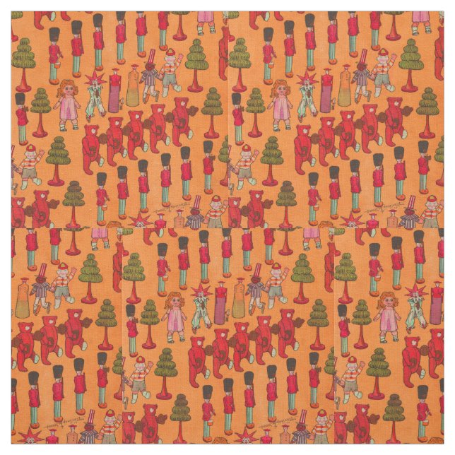 Jul Leksak Vintage Barn Play Tyg (Provkarta)