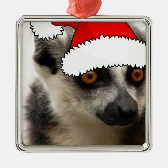 Jul Lemur Julgransprydnad Metall (Framsidan)
