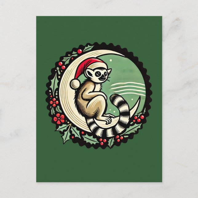 Jul Lemur Vykort (Framsida)