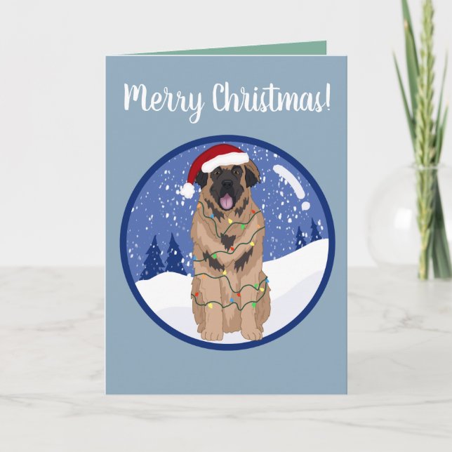 Jul Leonberger Kort (Framsida)