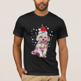 Jul Light Maltese Hund Pupp T Shirt