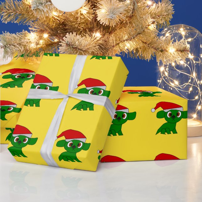 Jul litet drakes presentpapper (Helgdagar)