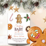 Jul Little Gingertea Winter Baby Shower Inbjudningar<br><div class="desc">Fira miraklet av ett nytt liv i julas med vår fantastiska inbjudan till jullilla Gingerbröd, "Winter Baby Shower". Lägg dig i säsongens goda anda när du samlar dina kära för lite firande. Med den vackra vattenfärgsdesignen och det vismska gingerbrödet är denna inbjudan perfekten att välkomna din lilla Santa baby till...</div>