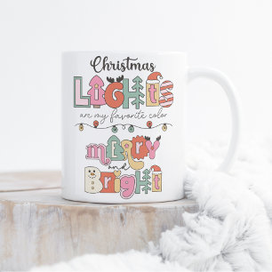 Jul ljus är min favorit färg kaffemugg