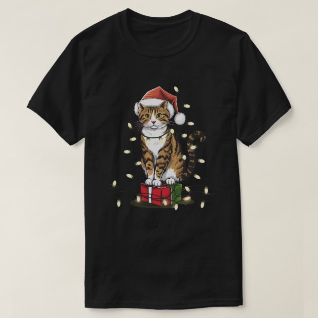 Jul Ljus Cat T Shirt (Design framsida)