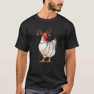 Jul Ljus Chicken Shirt Santa Funny Julafton Tr T