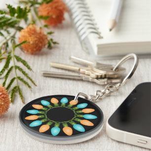 Jul Ljus Circle i Orange och Blue