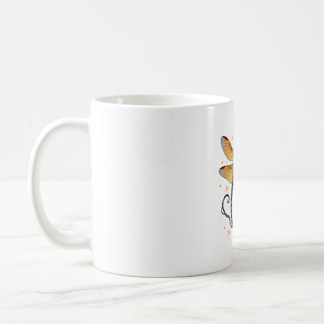 Jul Ljus Dragonfly Kaffemugg (Vänster)