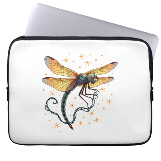 Jul Ljus Dragonfly Laptop Fodral (Framsidan)