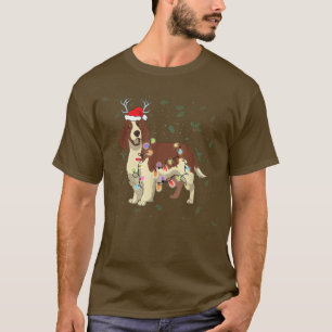 Jul Ljus English Springer Spain Hund Chri T Shirt