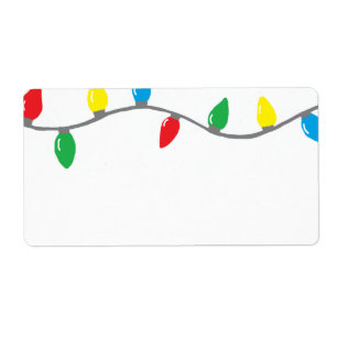 Jul Ljus-etikett Fraktsedel