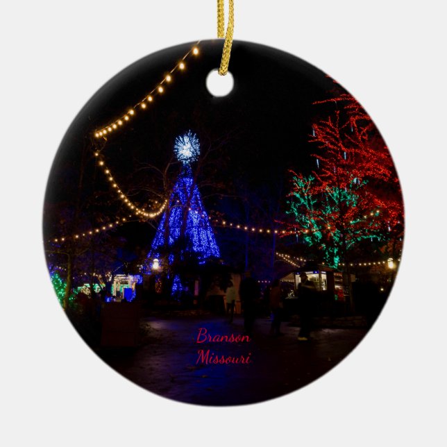 Jul Ljus Galore Ceramic Ornament (Framsidan)