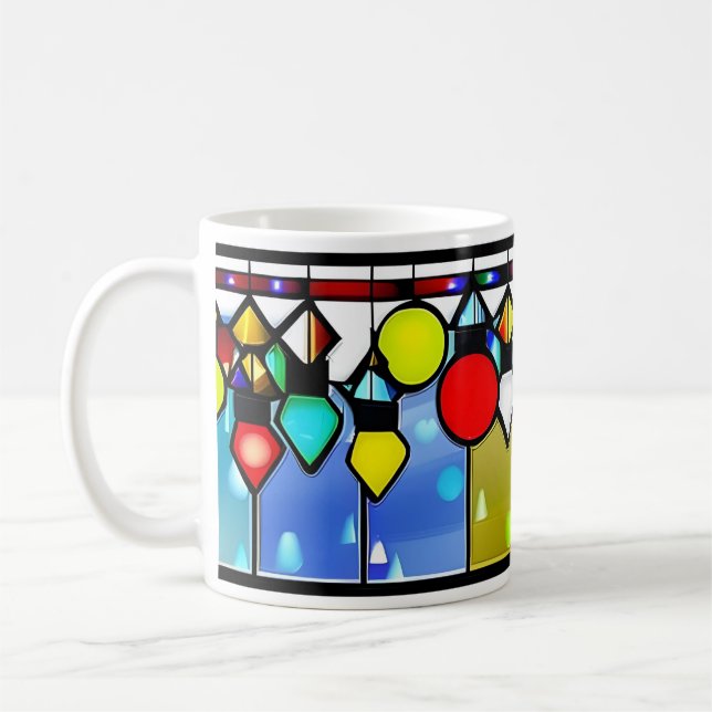 Jul Ljus Glass Mugg (Vänster)