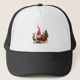 Jul Ljus Gnome Tomte Rida Släd Hi Keps