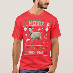Jul Ljus Goat Julafton Pajama God jul T Shirt