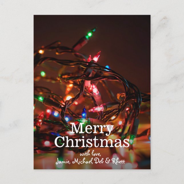 Jul ljus helg vykort (Framsida)