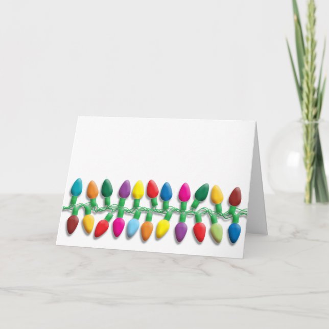 Jul ljus helgkort (Framsida)