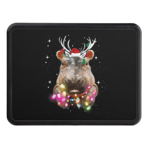 Jul Ljus Hippo Fiona Hippopotamus Älskare Dragkroksskydd