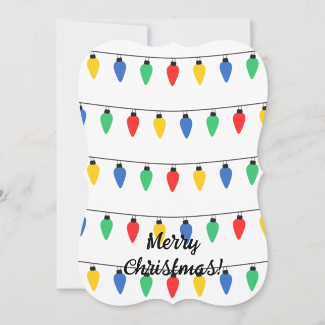 Jul Ljus Inbjudningar (Framsida)