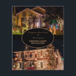 Jul Ljus Installation 2 Foto Flygblad<br><div class="desc">Jul Ljus två fotnotsinstallationsprogram. Helgdag.</div>