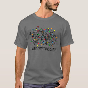 Jul Ljus jag är Bra Allt är Bra Julafton T Shirt