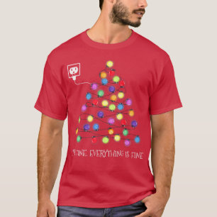 Jul ljus Jag är bra att allt är bra Träd T Shirt