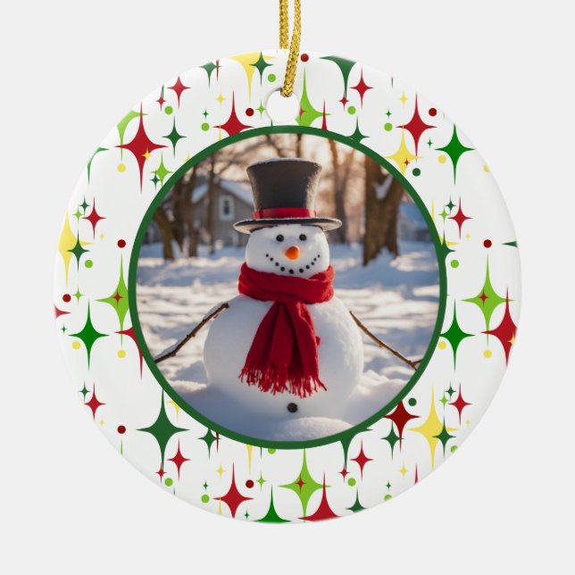 Jul Ljus Julgransprydnad Keramik (Framsidan)