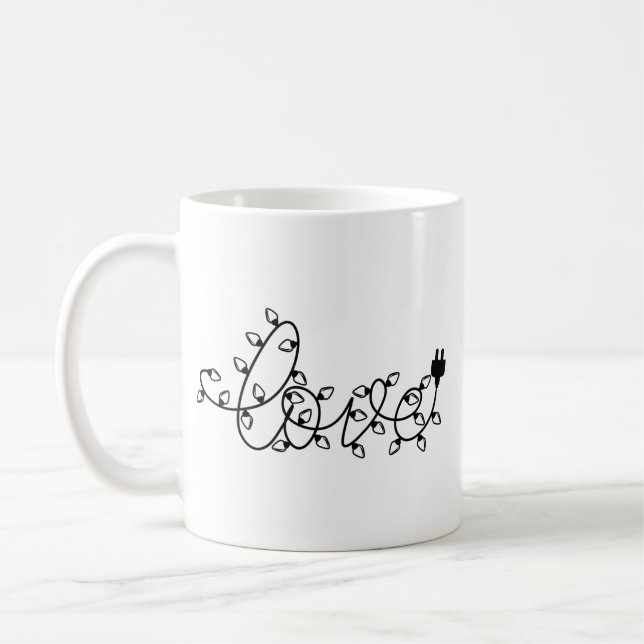 Jul Ljus Kärlek Text-45871 Kaffemugg (Vänster)