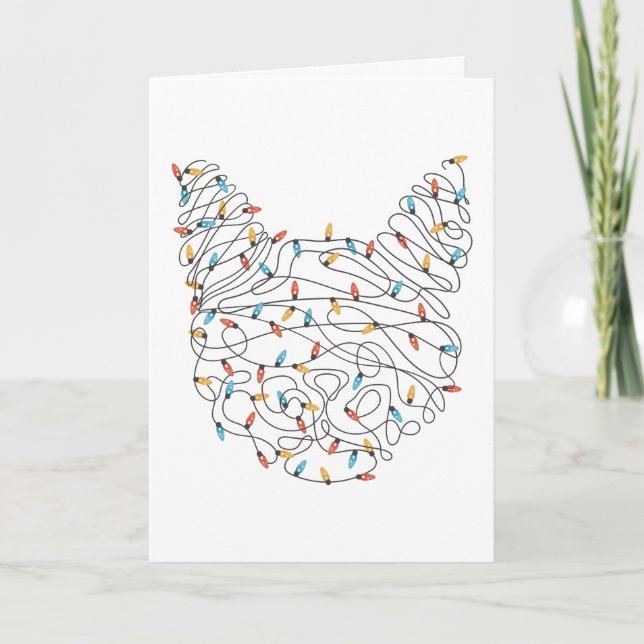 Jul-Ljus Kort julkort (Framsida)