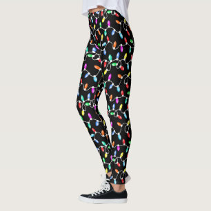 Jul Ljus Mönster Leggings