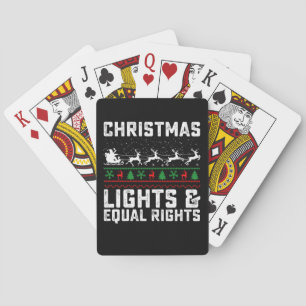 Jul-Ljus och Höger-feminist Casinokort