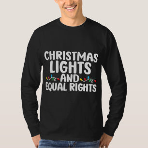 Jul-Ljus och likvärdiga Höger som matchar Pajamas T Shirt