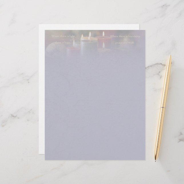 Jul Ljus Pappersvaror (Fram/Back In Situ)