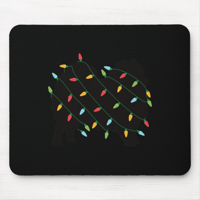 Jul Ljus Pommern Cute Gift for Hund Lov Musmatta (Framsidan)