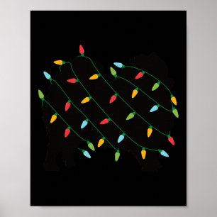 Jul Ljus Pommern Cute Gift for Hund Lov Poster